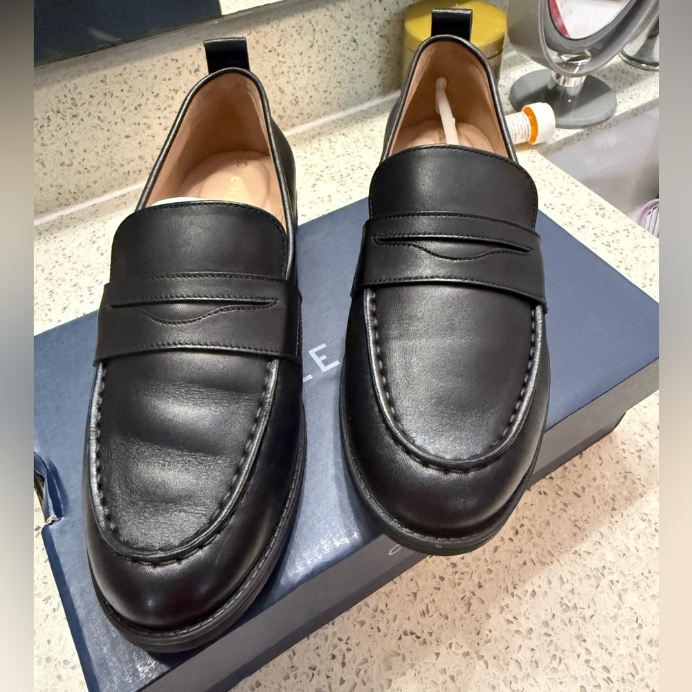 Cole Haan Women’s Black Leather Loafers